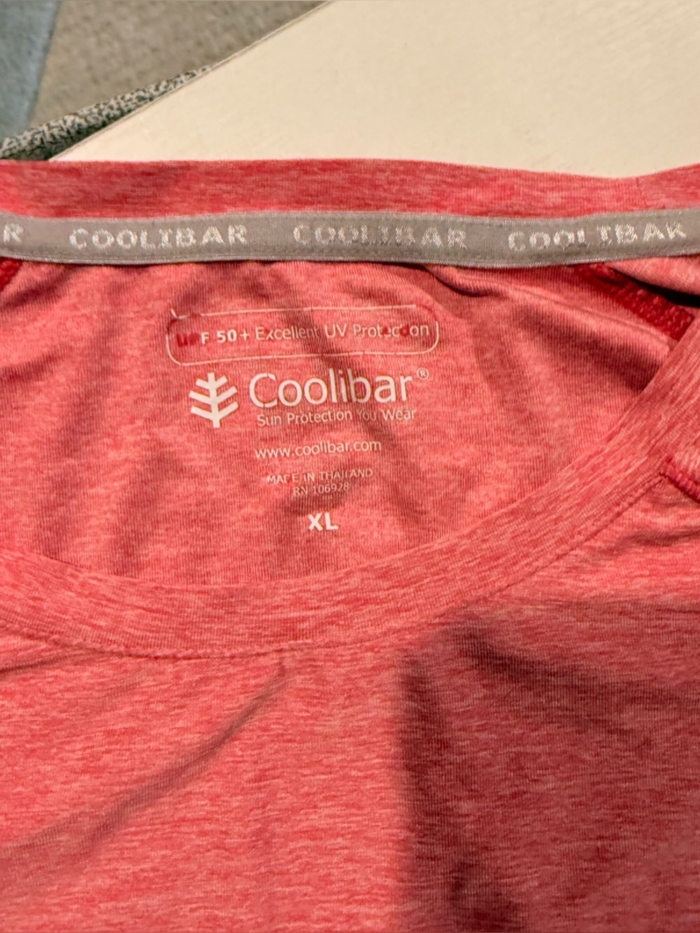 Coolibar Coral Heather UPF Sun Shirt